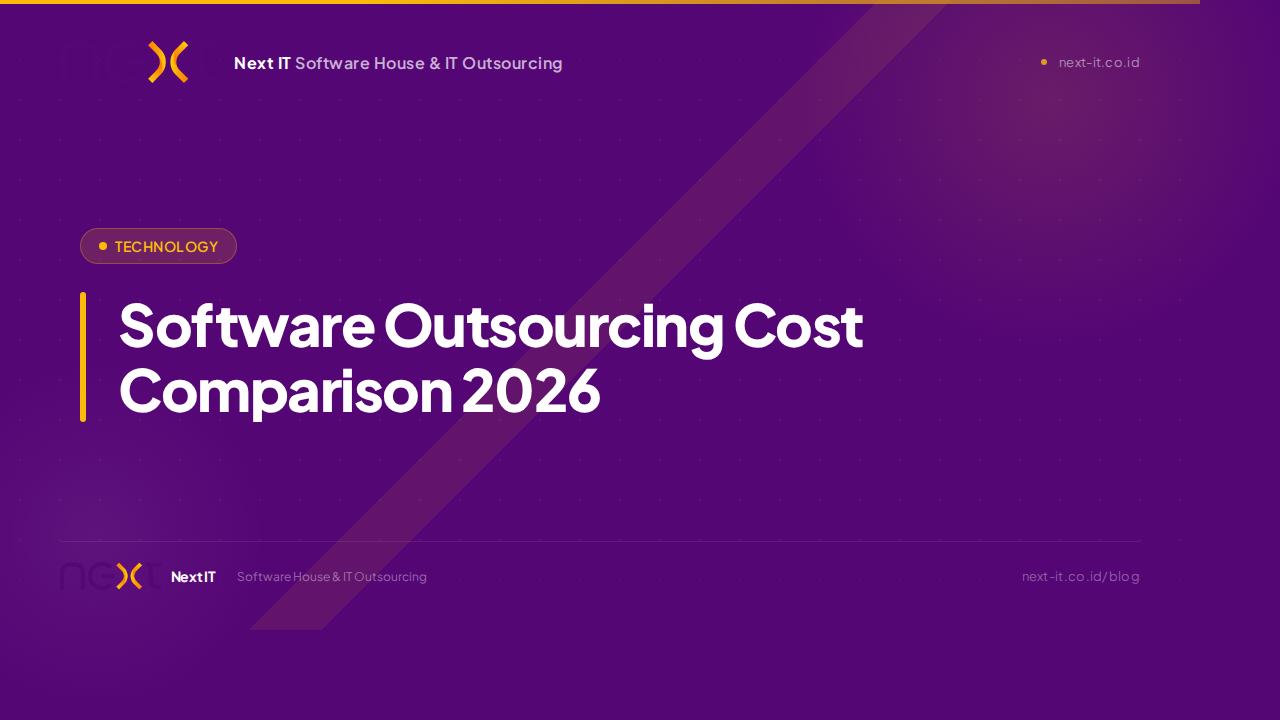 Software Outsourcing Cost Comparison 2026: Indonesia vs India vs Eastern Europe