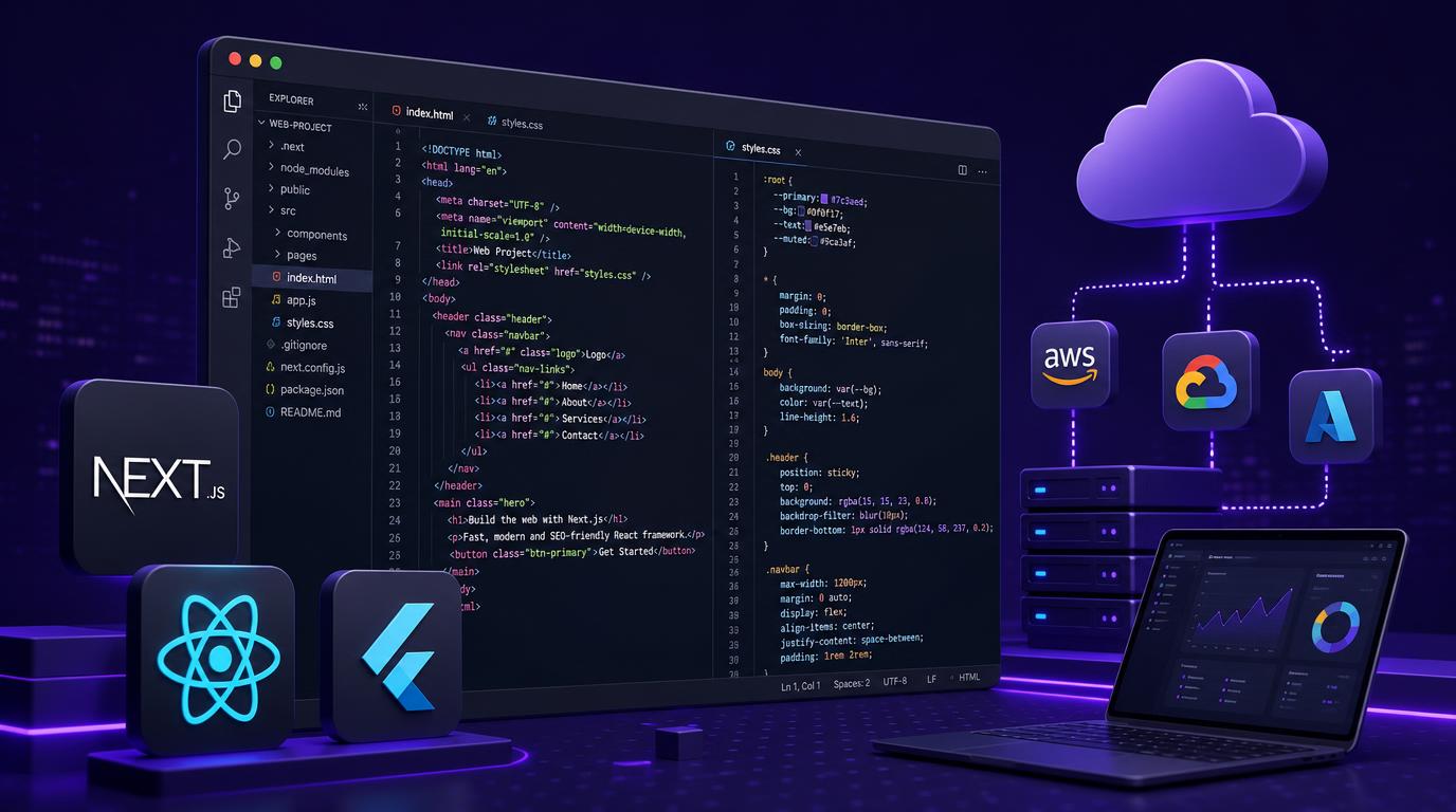 Next.js vs React Native vs Flutter: Pilih yang Mana untuk Proyek Anda?